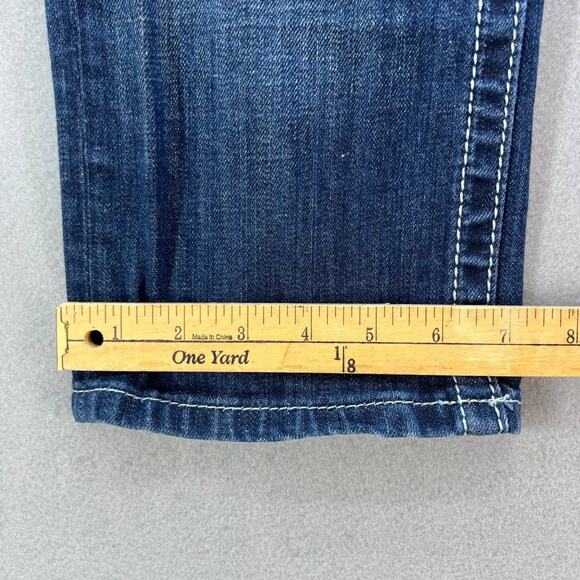 Miss Me Women's Easy Capri Size 27 (4) Embellished Cheetah Print Sequins Denim - Picture 16 of 16